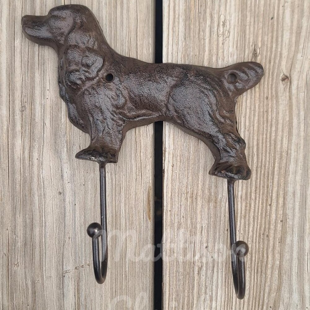 Dog Leash Double Hook Towel Hat Coat Key Rack